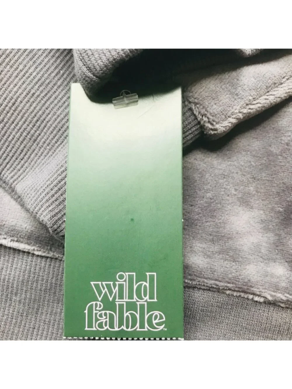 Wild Fable Women's Size XL Quarter Zip Velour Tunic Sweatshirt Gray New - Picture 13 of 14